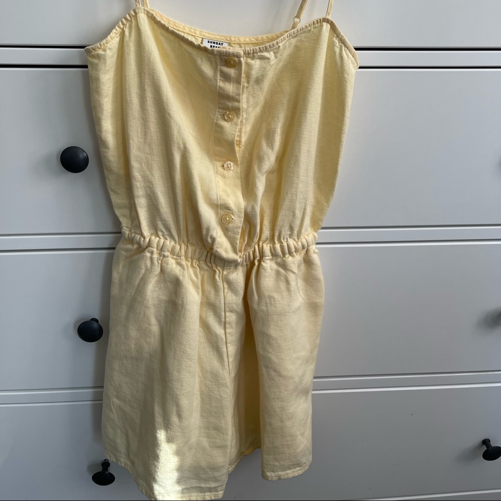 Sunday Best aritzia mckenna romper in sweet butter